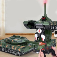 Дитячий танк-трансформер 555 на радіокеруванні з пультом управління